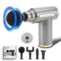 جهاز مساج كهربائي محمول لتدليك العضلات مع 4 رؤوس و...