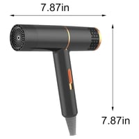 مجفف شعر إحترافي بقوة 800 واط و3 سرعات لتجفيف وتصف...