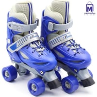 حذاء تزلج 4 عجلات للأطفال قابل للتعديل مع حماية مق...