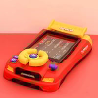 لعبة سباق السيارات للأطفال (لون احمر)