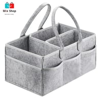 حقيبة تخزين حفاضات الأطفال من اللباد لتخزين الحفاض...