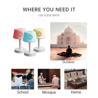 مصباح مكتبي SQ917 ذكي مع مكبر صوت للقرآن الكريم وت...