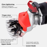 مقص حيوانات كهربائي DENX DX3324 بقوة 900 واط وتحكم...