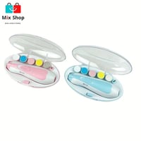 مبرد كهربائي لتشذيب أظافر الأطفال 6 في 1