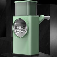 قطاعة و مبشرة خضروات يدوية مع 3 شفرات من الاستانلس...