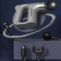 مسدس تدليك العضلات KH-740 بخمس سرعات و4 رؤوس لتخفي...