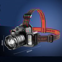 مصباح الرأس الذكي P-T51 بإضاءة LED قوية وشحن USB و...