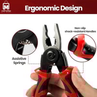 كماشة DENX DX3307 متعددة الاستخدامات 5×1 برؤوس قاب...