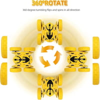 سيارة بهلوانية بجهاز تحكم عن بُعد بتقنية 2.4G وشحن...
