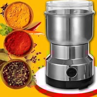 مطحنة قهوة وتوابل كهربائية ستانلس ستيل 200 واط سعة...