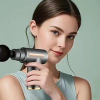 جهاز مساج كهربائي محمول لتدليك العضلات مع 4 رؤوس و...