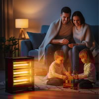 مدفأة كوارتز NIKURA RH12 بقوة 1600 واط تدفئة سريعة...