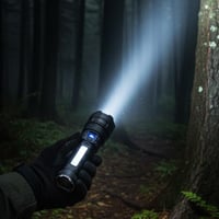 كشاف KJ-6828 LED قابل للشحن فائق السطوع ببطارية تد...