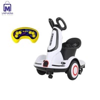 سكوتر كهربائي ذكي للأطفال مع ريموت اللون (أبيض) مع...