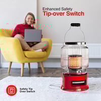 دفاية كهربائية DENX DX2632 بقدرة 2000W وحماية من ا...