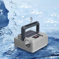 مصباح التخييم الشمسي ZJ-1558 - قابل لإعادة الشحن م...