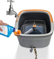 الممسحة الدوارة والدلو بتقنية فصل ذاتي للمياه مع ر...