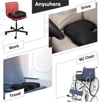 وسادة مقعد DENX DX2562 على شكل U من الإسفنج للمنزل...