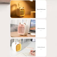 مروحة الهواء المحمولة بمنفذ USB لترطيب وتنقية الهو...