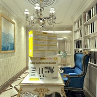 المكنسة الكهربائية DENX DX1761 بقوة 120 واط مع بطا...