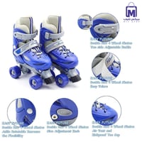 حذاء تزلج 4 عجلات للأطفال قابل للتعديل مع حماية مق...