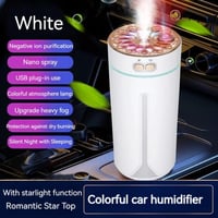 مرطب الهواء المحمول بسعة 250 مللي مع اضاءة جذابة ل...