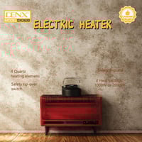 مدفأة كهربائية كوارتز 2000 واط آمنة ومحمولة DENX D...