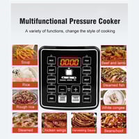 طنجرة الضغط الكهربائية بقوة 1050 واط وسعة 6 لتر (...