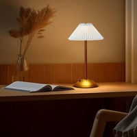 مصباح مكتب LED عصري مع تحكم باللمس وبطارية قابلة ل...