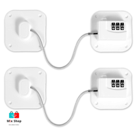 قفل الثلاجة مكون من قطعتين بكلمة مرور 3 ارقام لغلق...