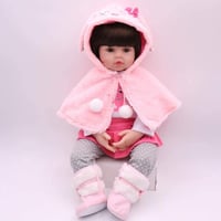 لعبة دمية ريبورن بيبي مقاس 18 بوصة مصنوعة من السيل...