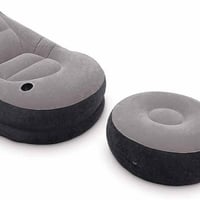 كرسي استرخاء كبیر للغایة قابل للنفخ مع مسند قدم وح...