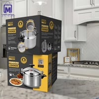 قدر الضغط DENX DX3426 بسعة 9 لتر من ألمنيوم متين و...