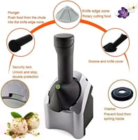 آلة صنع الآيس كريم من الفواكة المجمدة بقوة 200 واط...