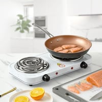 موقد كهربائي مزدوج DENX DX2804 بقدرة 2000 واط من ح...