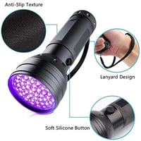 كشاف الأشعة فوق البنفسجية مع 100 مصباح LED للكشف ع...