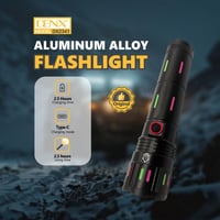 مصباح يدوي DENX DX2341 من سبيكة الألومنيوم 2000 لو...