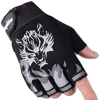 قفازات يد بتصميم نصف اصبع لمختلف الأنشطة الرياضية