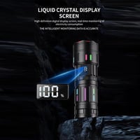 كشاف T409 احترافي بإضاءة LED قوية وهيكل ألومنيوم م...