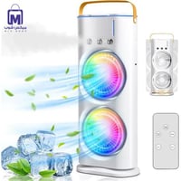 مروحة رذاذ مزدوجة 2 في 1 DENX DX2608 بدوران 90° وت...