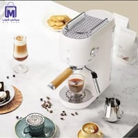 ماكينة تحضير القهوة 2 في 1 DENX DX3417 بضغط 20 بار...