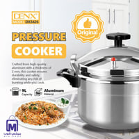 قدر الضغط DENX DX3426 بسعة 9 لتر من ألمنيوم متين و...