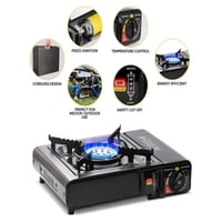 موقد غاز محمول DENX DX2806 بقدرة 2800 واط آمن للتخ...