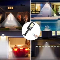 مصباح BK-818-4 الشمسي 50 واط COB بحساس حركة ومقاوم...