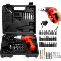 دريل لاسلكي بقوة 50 واط، مع أكثر من 40 قطعة متنوعة...