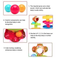 لعبة برج الكرات الدوارة المكونة من 5 طبقات لتنمية...