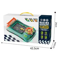 لعبة سباق السيارات للأطفال (لون اخضر)