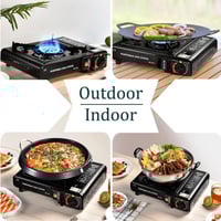 موقد غاز محمول DENX DX2806 بقدرة 2800 واط آمن للتخ...