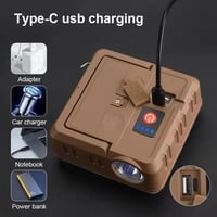 مصباح التخييم الشمسي ZJ-1558 - قابل لإعادة الشحن م...