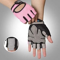 قفازات رياضية بتصميم نصف اصبع للتمارين الرياضية